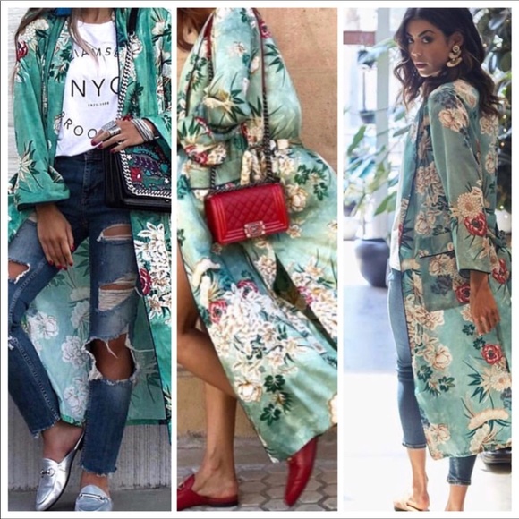 Amazing Gypsy Boho Duster Kimono Robe - Picture 3 of 8